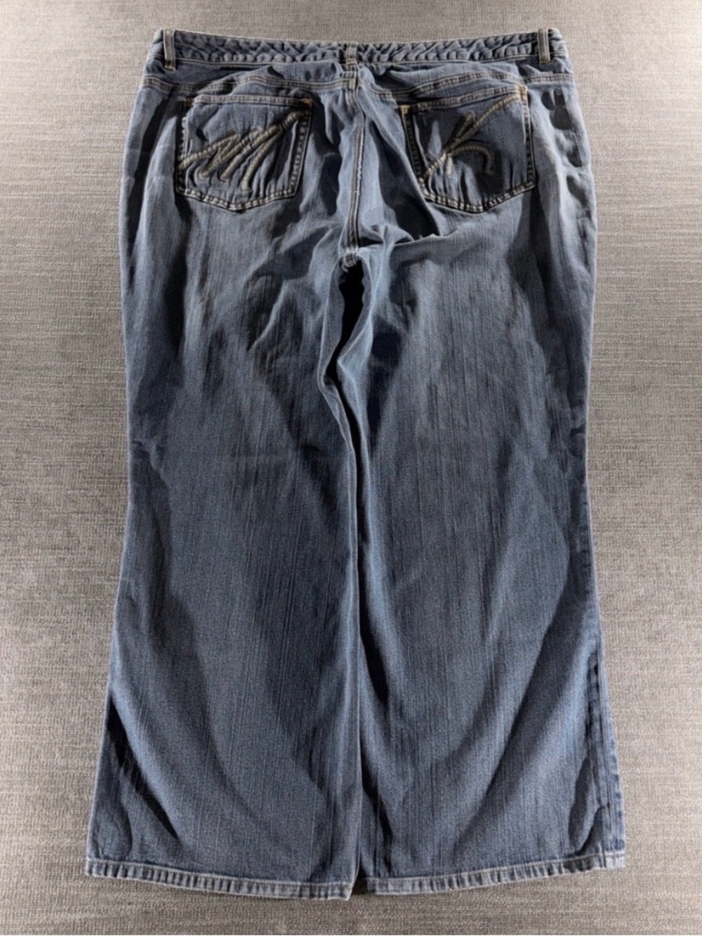 Michael Kors Straight-Leg Jeans in Washed Blue - size 22W